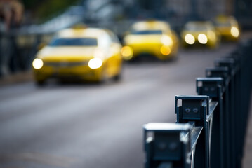 Defocused taxis on the road