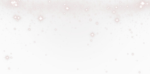 Soft pink and white sparkling png overlay with shimmering stars and gentle bokeh effect, perfect for enhancing designs and creating dreamy atmospheres in digital projects