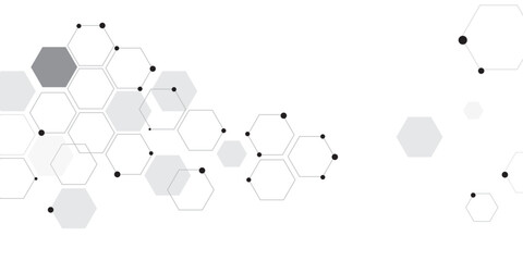 Abstract white background with hexagons . white Hexagonal Background Luxury White Pattern seamless bright white abstract honeycomb background 3D Futuristic abstract geometric mesh cell texture.