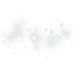 Soft green abstract png overlay with sparkling bokeh effects, featuring blurred circles and light spots, ideal for creative design projects and enhancing visual storytelling