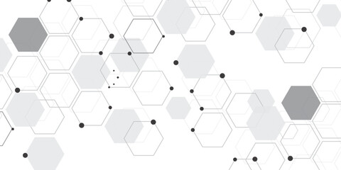 Abstract white background with hexagons . white Hexagonal Background Luxury White Pattern seamless bright white abstract honeycomb background 3D Futuristic abstract geometric mesh cell texture.