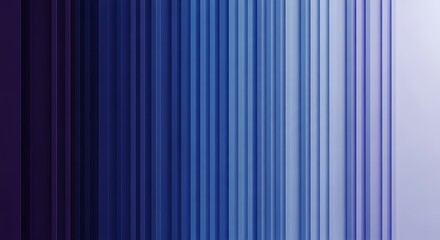 Obraz premium Vibrant abstract background with dynamic vertical lines showcasing a spectrum of cool blue and purple tones, embodying a modern digital art concept for diverse design applications
