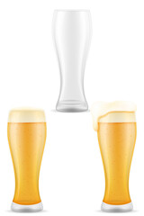 beer in mug transparent stock vector illustration beverage icons