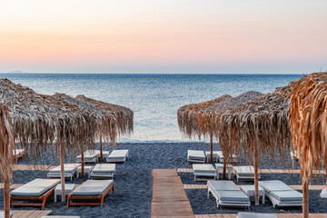 umbrellas on the beach