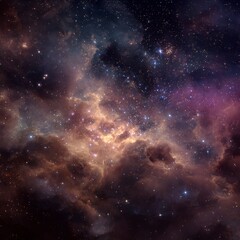 Fototapeta premium Universe with stars, constellations, galaxies, nebulae and gas and dust clouds