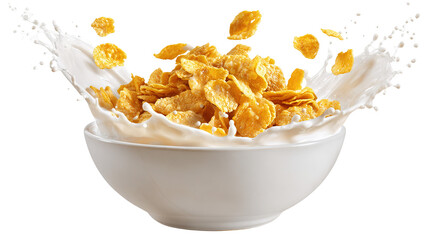 Wooden bowl filled with oats and a scoop of oats isolated on transparent background PNG image