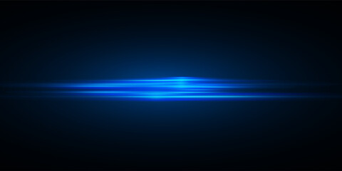 Light blue neon rays visualization fast motion, Futuristic neon stripes motion dynamics effect, Technology futuristic dynamic motion.