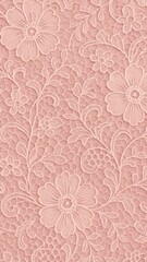 Elegant floral embossed texture