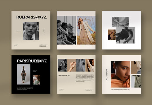 Creative Social Media Post Layout