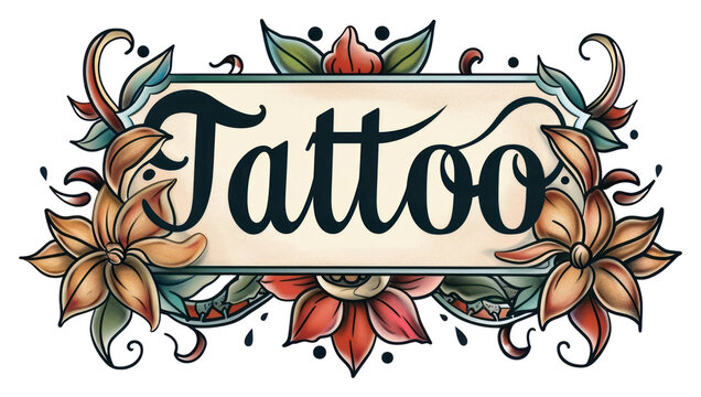 PNG Tattoo logo graphics pattern text.