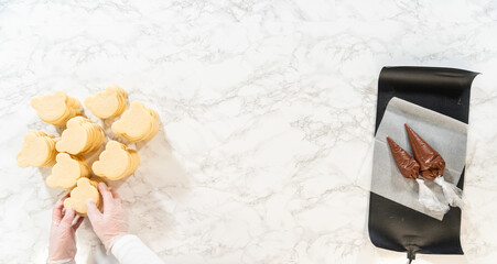 Rich Chocolate Royal Icing for Decorating