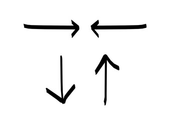 Bold Solid Directional Arrow Icons – Up, Down, and Compare