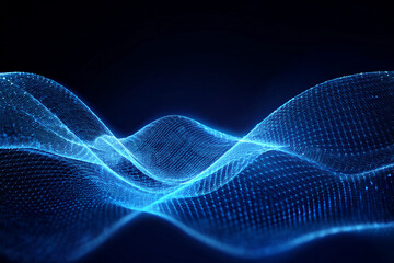 abstract technology particles mesh background