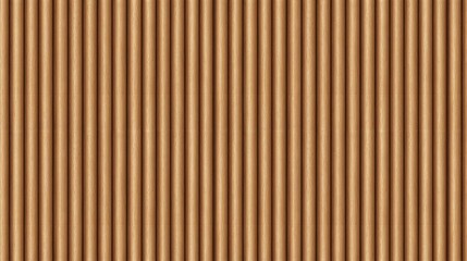 SEAMLESS fluted wall panel background, light brown wood texture, modern decorative accent wall, half-round wooden slats.