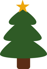 green christmas tree