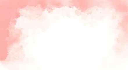 Soft watercolor archway with delicate pink and peach hues creating a gentle and inviting artistic background