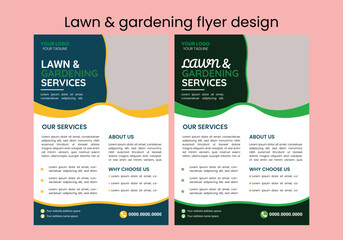 This editable social media flyer template enhances your garden services' online presence. It is perfect for promoting landscaping, lawn care, and outdoor design services across various platforms