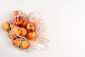 Red apples on a white background. Red apples.