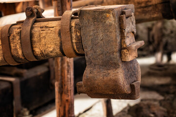 großer hammer einer hammerschmiede