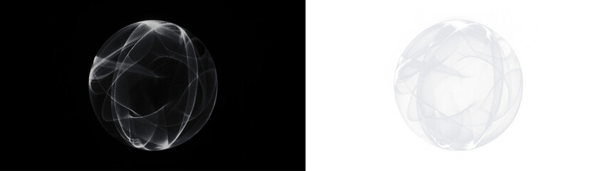 Abstract light swirl overlay with ethereal wisps and soft gradients on contrasting backgrounds, creating a dynamic visual effect for artistic and creative projects