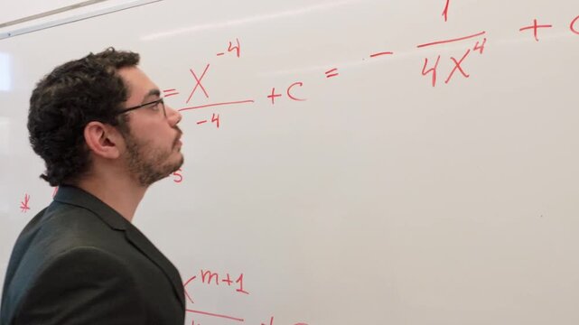 STEM Educator Teaching Advanced Mathematics