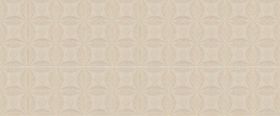 Elegant Beige Floral Wall Texture Background — Luxury Ornamental Pattern Wallpaper Design for Interior Decor, Architecture, and 3D Rendering Projects