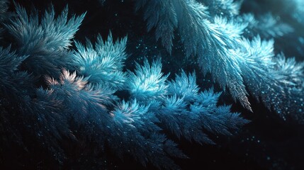 Intricate icy fractal patterns (1)