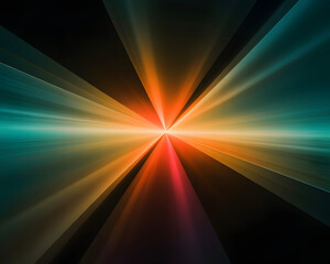 Dynamic light streaks bursting forth in a modern gradient design - perfect for vibrant presentations or cutting-edge tech visuals, creating a powerful impact