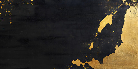 Luxury black and gold abstract background