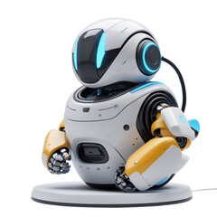 3d rpa bot icon automating tasks effortlessly with autonomous mouse clicking actions isolated on transparent background