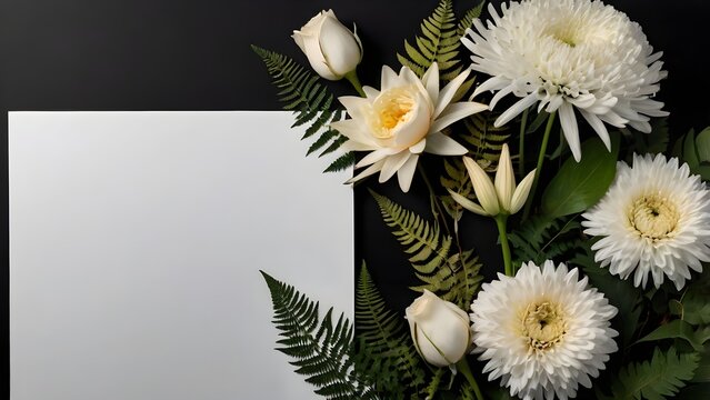 white chrysanthemum flowers