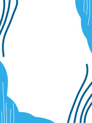 vector abstract frame empty space center for background, design, poster Or card.