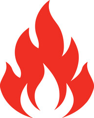 Campfire vector graphic illustration icon