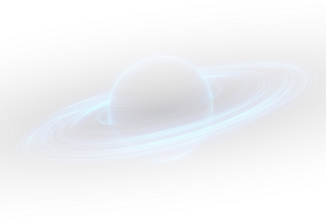 Minimalist vector illustration of Saturn and surrounding planets in the solar system, showing cosmic orbits, astronomy design, and linear art concept for modern science visuals.