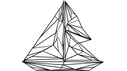 Geometric sailboat design