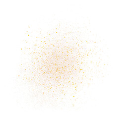 The dust sparks and golden stars shine with special light. Vector sparkles on a transparent background. . Stock royalty free vector illustration. PNG magical golden dust with glowing particles shine