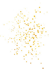 The dust sparks and golden stars shine with special light. Vector sparkles on a transparent background. . Stock royalty free vector illustration. PNG magical golden dust with glowing particles shine