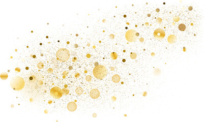 The dust sparks and golden stars shine with special light. Vector sparkles on a transparent background. . Stock royalty free vector illustration. PNG magical golden dust with glowing particles shine