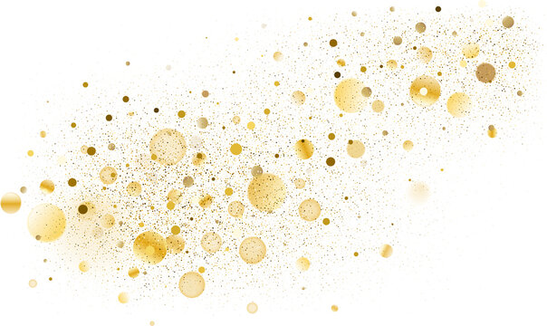 The dust sparks and golden stars shine with special light. Vector sparkles on a transparent background. . Stock royalty free vector illustration. PNG magical golden dust with glowing particles shine
