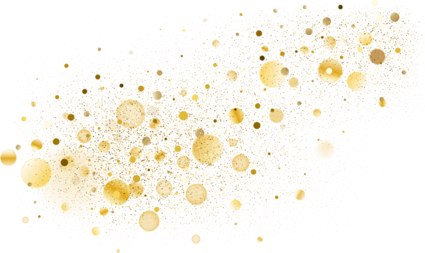 The dust sparks and golden stars shine with special light. Vector sparkles on a transparent background. . Stock royalty free vector illustration. PNG magical golden dust with glowing particles shine
