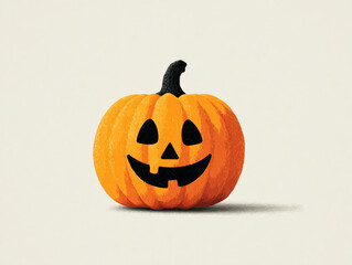 halloween pumpkin isolated on white