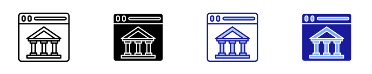 Banking   Icon Set Multiple Style Collection