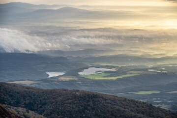 栃木県　紅葉真っ盛りの那須岳
