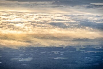 栃木県　紅葉真っ盛りの那須岳

