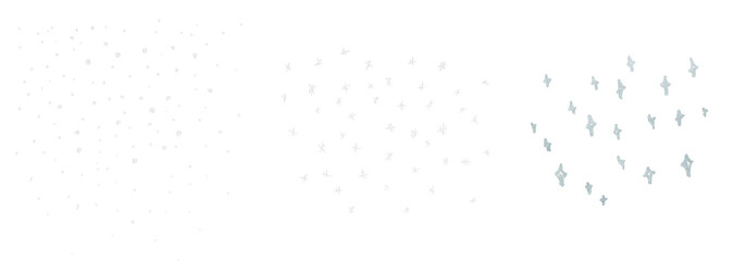 Watercolor quirky  Stars and Sparkle composition on PNG Background