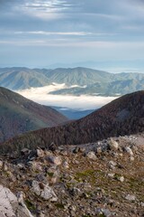 栃木県　紅葉真っ盛りの那須岳
