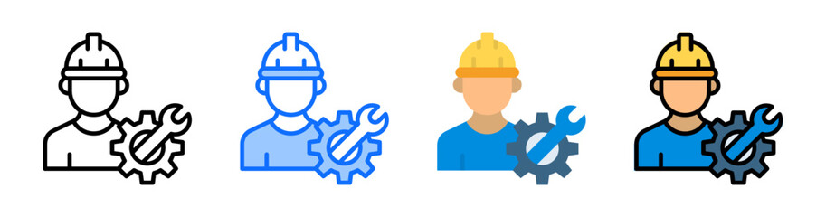 Engineering Icon Collection Set Multiple Style