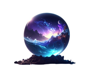 Ethereal Dreamy Fusion in Celestial Space