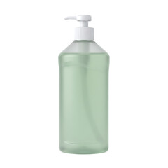 Dish soap dispenser bottle mockup isolated