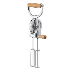 Vintage manual hand mixer isolated
